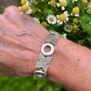 ❤️❤️925 STERLING SILVER Chunky XO Link Toggle BRACELET